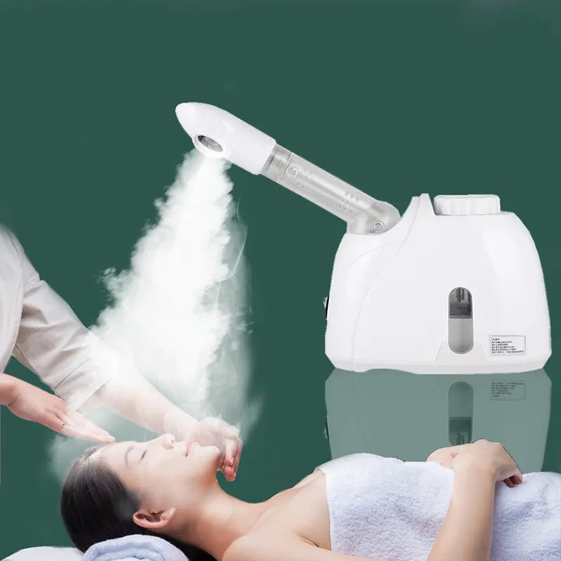 Ozone Facial Steamer Warm Mist Humidifier for Face Deep Cleaning Vaporizer Sprayer