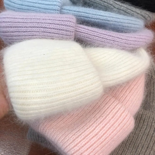 Soft Warm Fluffy Winter Hat Angora