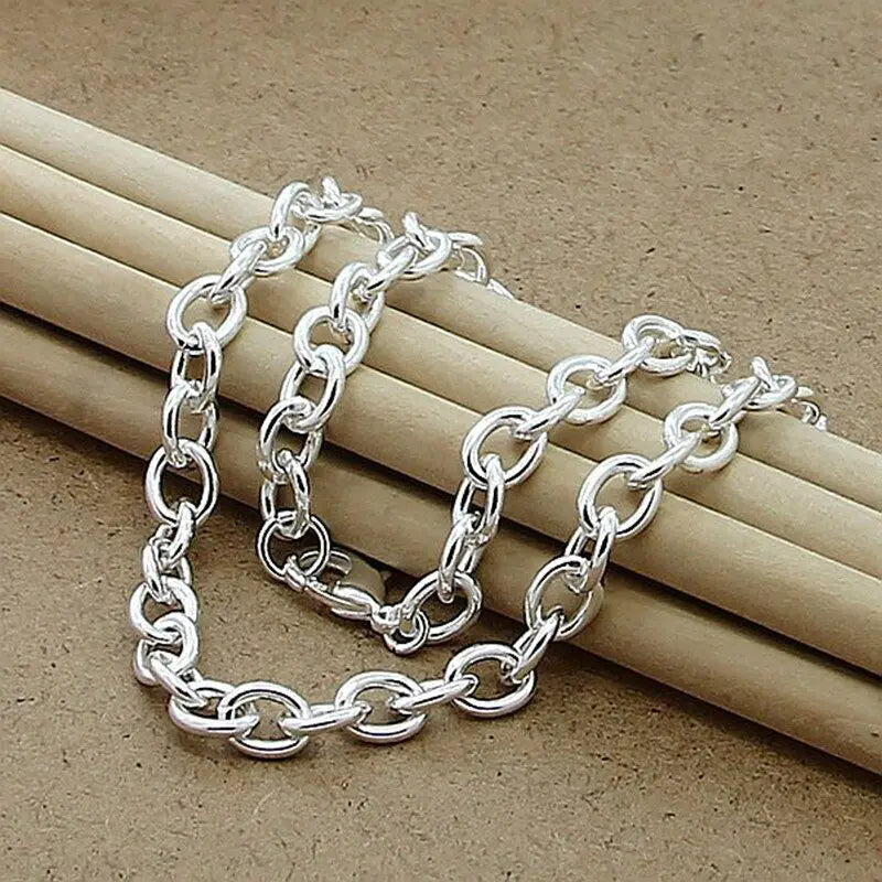 Men's 925 Silver Chain Necklaces